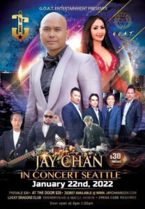 Jay Chan in Concert – Seattle 2022