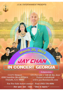 Jay Chan in Concert – Georgia 2023