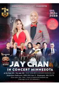 Jay Chan in Concert – Minnesota 2023